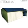 Spanbilt Double Garage with Workshop 6m x 8.69m – 2.4m Wall (QLD, NSW, VIC & ACT)